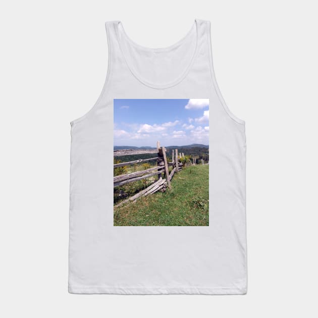 Fence Line- West Virginia Tank Top by searchlight